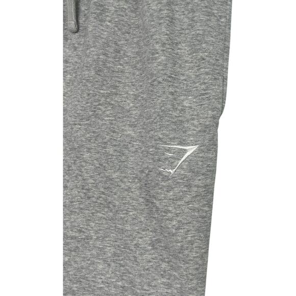 Gymshark Jogger Pants Mens Medium Gray Fleece Athletic Training Lounge Gym - Picture 4 of 12
